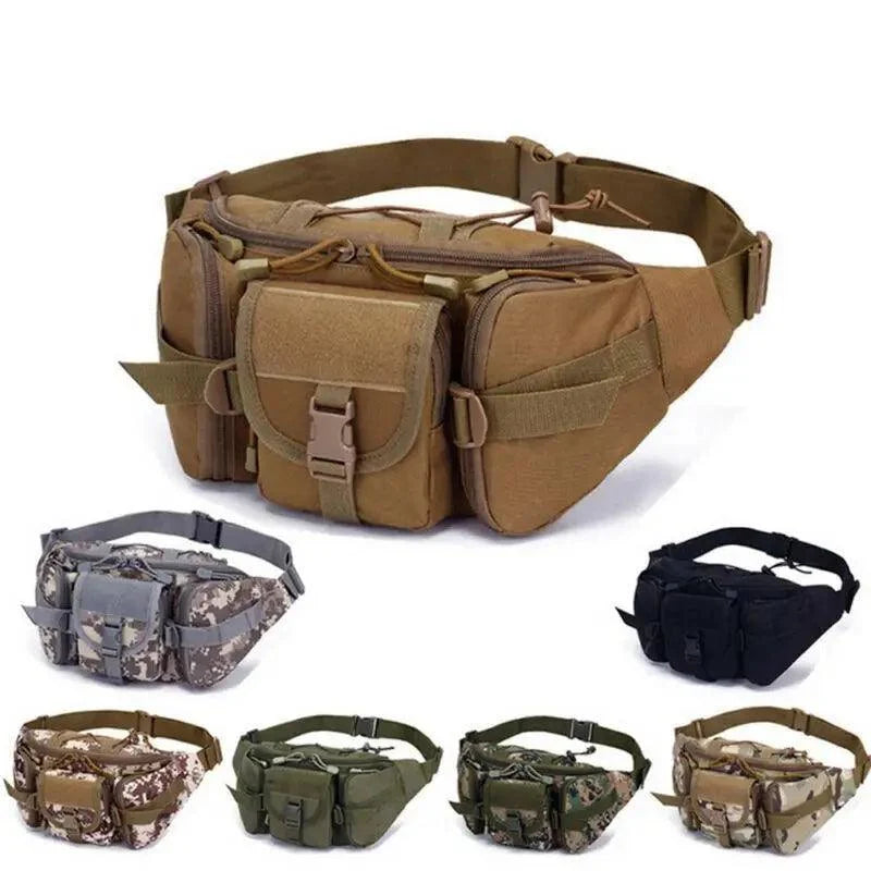 Multifunction Tactical Military Waist Bag Classical Design Outdoor Sports Running Men Travel Fanny Bag
