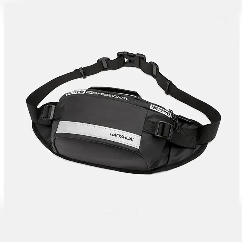 Multifunctional Outdoor Anti-Theft Waist Bag Men Fashionable Waterproof Fanny Pack Adjustable Belt Travel Bag