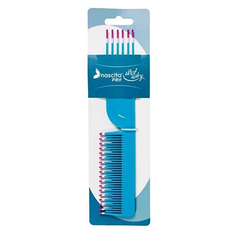 Nascita Blue Comb - Detangling Hair Comb for Everyday Styling