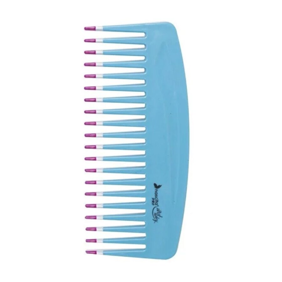 Nascita Colored Hair Comb Blue - Styling Comb for Smooth Detangling
