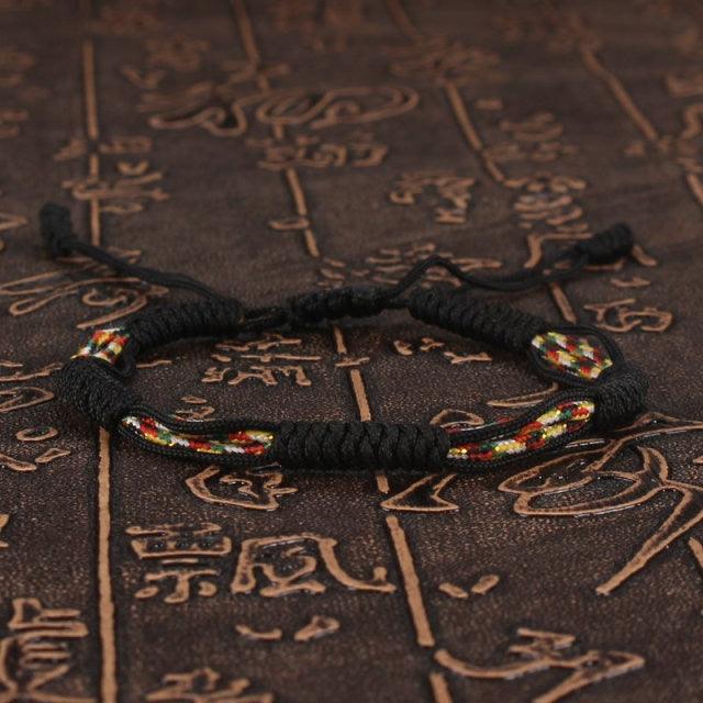 National Style Lucky Red String Bracelet Handmade Braided Knot Charm Bracelets For Women Men Red Bracelet Protection Red Cord Bracelet Adjustable Braided Knot Bracelet