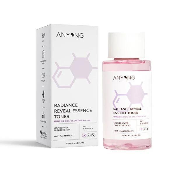 Anyong Tonik Radiance Reveal Essence Facial Toner - Hydrating, Brightening, Anti-Aging Skincare with Rice Water & Glycolic Acid
