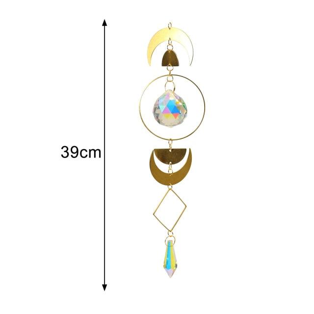 New Crystal Guardian Angel Wing Sun Catcher Angel Crystal Prism Pendant Sun Catcher Windows Outdoor Garden Hanging Decor Gifts Rainbow Collection With Crystal Wind Chimes For Home Garden Hanging Decoration