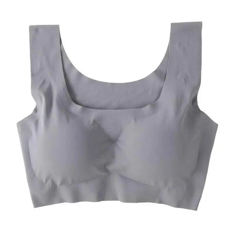 New Incredible Seamless Sports Bra Women's Padded Push Up Sports Yoga Top Shockproof Plus Size Gym Workout Bra U Back Sports Vest