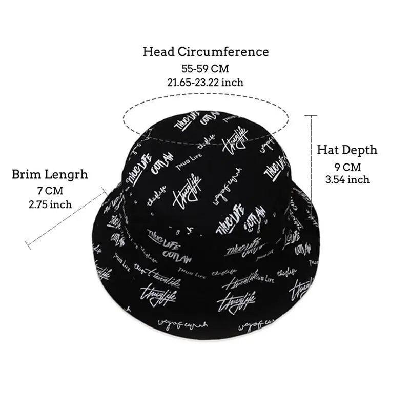 New Trendy Summer Bucket Hats For Women Men's Panama Hat Double-sided Panama Sun Fishing Hat Fisherman Cap for Boys/Girls