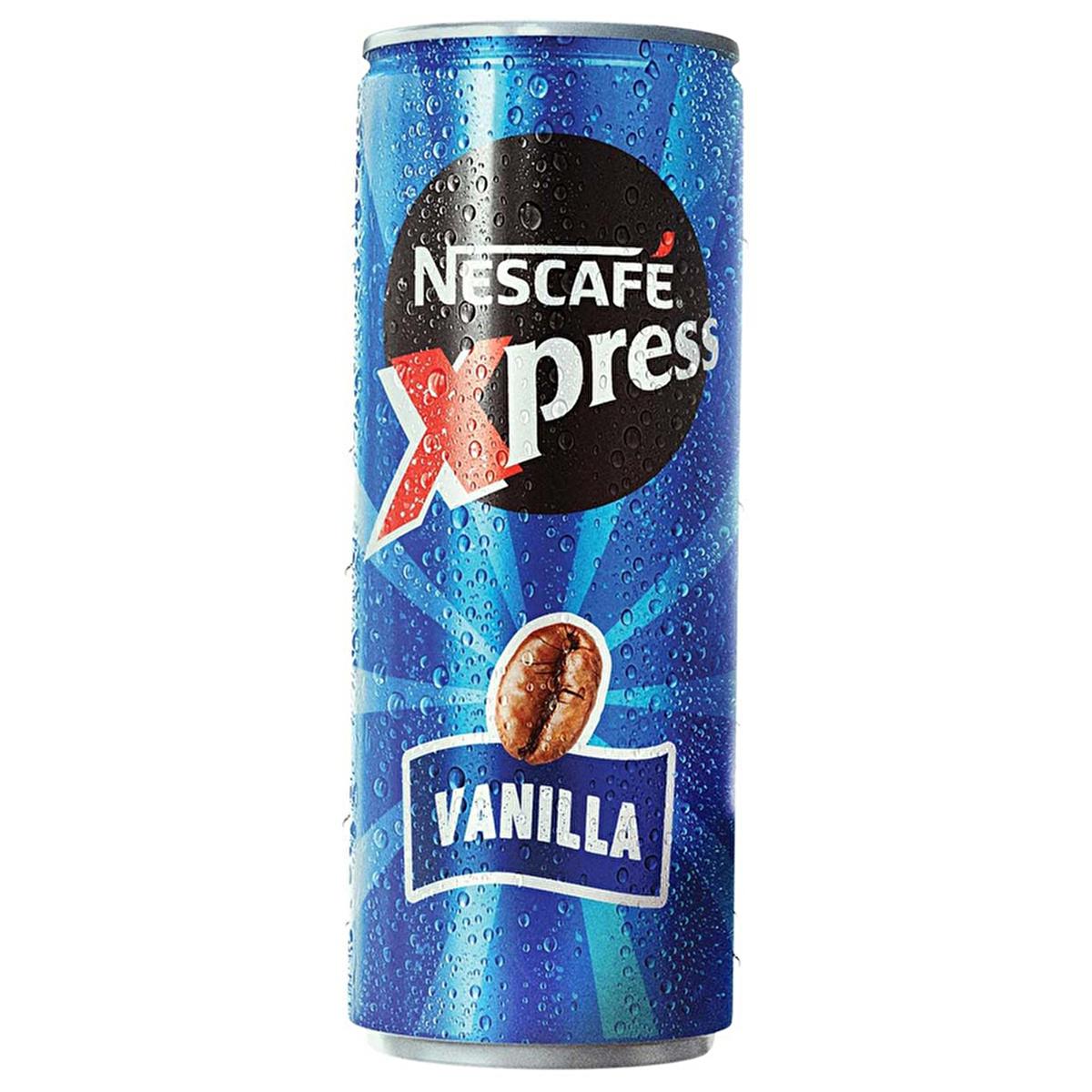 Nescafe Xpress Vanilla Cold Coffee Beverage - 250ml, Convenient Ready-to-Drink Vanilla Flavored Coffee