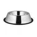 Oripet Stainless Steel Non-Slip Dog Bowl with Pattern, 32 oz (1 L)