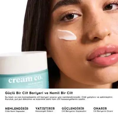 Cream Co. Repairing & Soothing Duo: Repairing & Soothing Skincare Set for Sensitive Skin | Cloud Moisturizer & Milk Serum