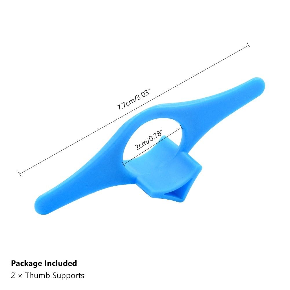 Plastic Book Page Holder Thumb Bookmark Reading Accessories Gifts For Readers Book Lovers Bookworm Librarian Literary Blue Multifunction Plastic Thumb Book Page Holder Book Marker Bookmark Superior Quality And Creative Convenient