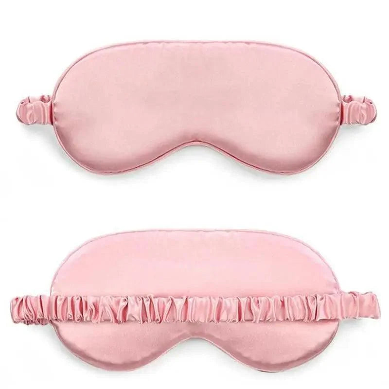 Portable Sleeping Eye Mask Cover Eye Patch Smooth Blindfold Rest Relax Eye Cover Soft And Comfortable Night Blindfold For Women
