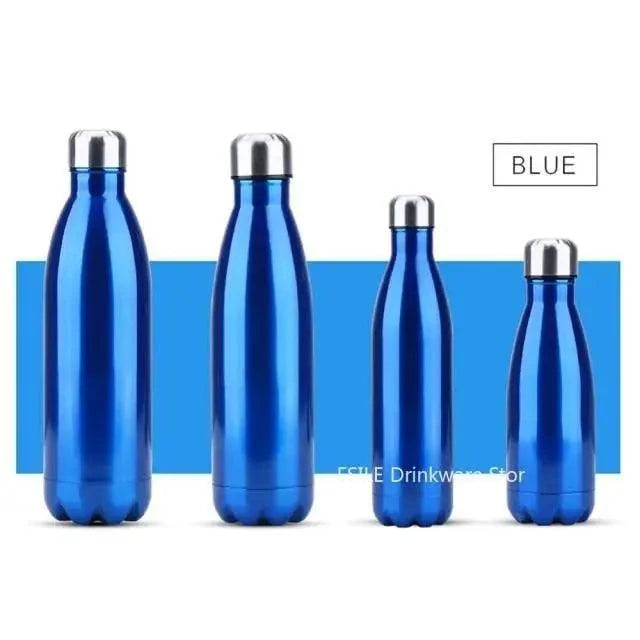 Premium Quality 350/500/750/1000ml Double-wall Creative BPA free Water Bottle Stainless Steel Beer Tea Coffee Portable Sport Vacuum thermos