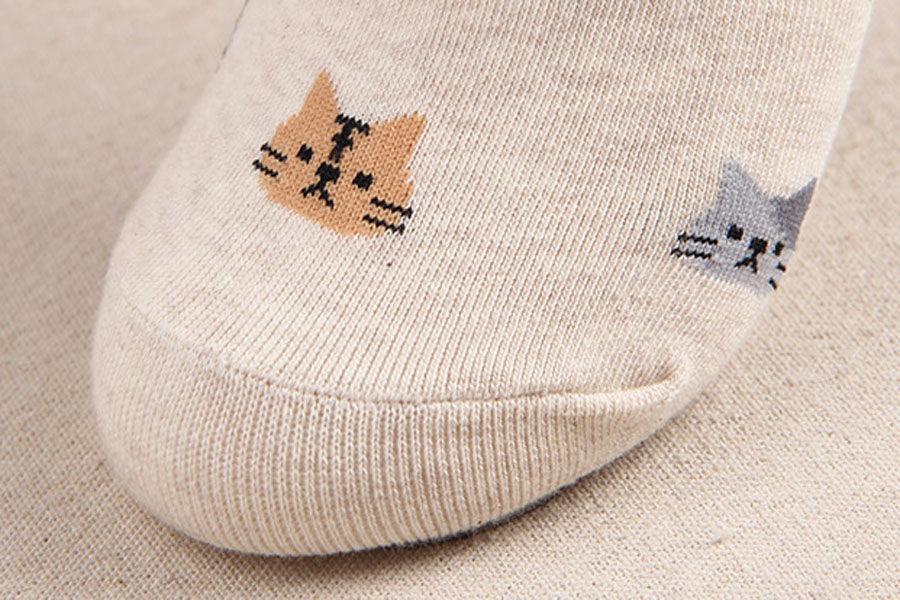 Autumn New Sock Animal Cartoon Cat Lovely Socks Combed Out Of Cotton Fashion Cute Short Socks Cat Print Stylish Color Cute Casual Socks For Men And Women
