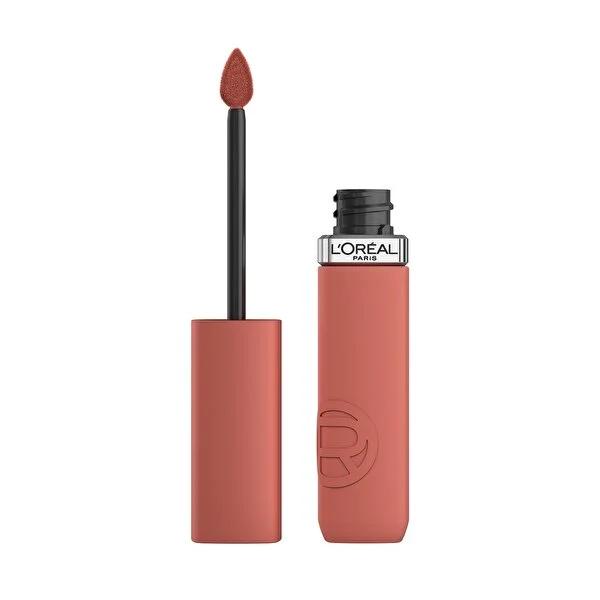 L'Oréal Paris Infaillible Matte Resistance Liquid Matte Lipstick - Long Lasting Up to 16 Hours, Soft Brush Applicator