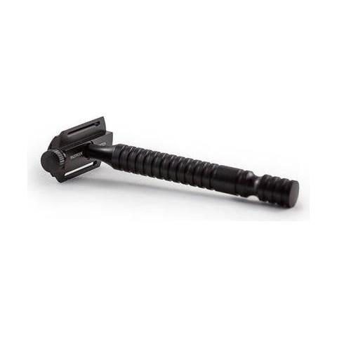 RazoRock SWITCH Black V2 - Safety Razor - Machined Aluminun