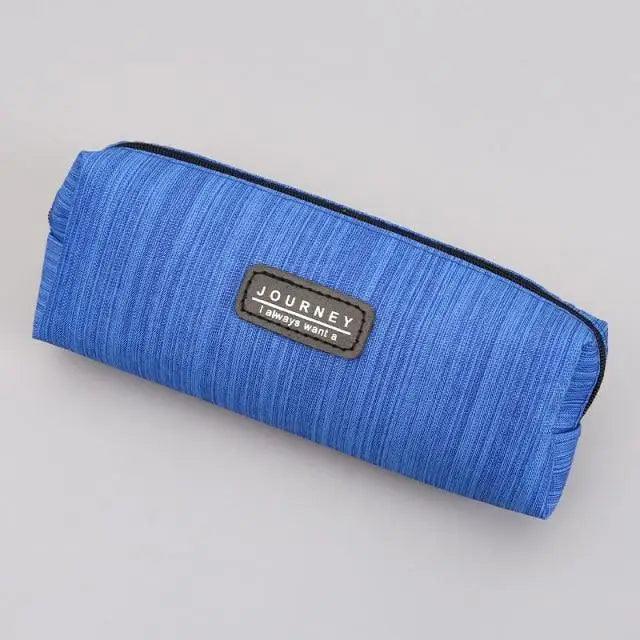 Simple Small Square Waterproof Pencil Case Stationery Case For Students Unique Pencil School Case
