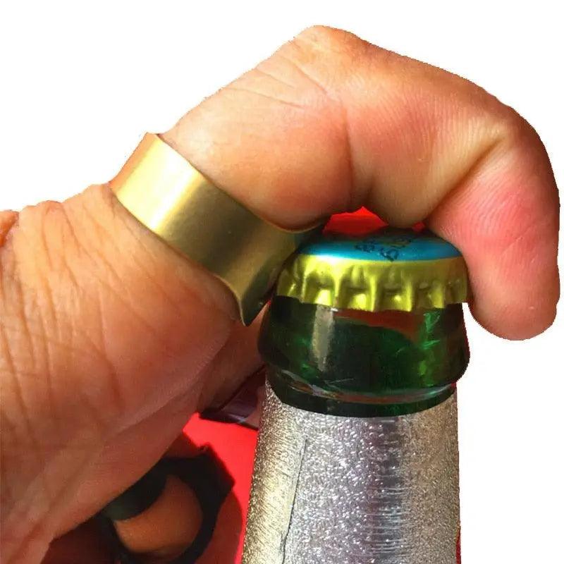 Stainless Steel Ring-shape Can Bottle Opener Bottle Cap Opening Remover Kitchen Gadgets Bar Useful Tools