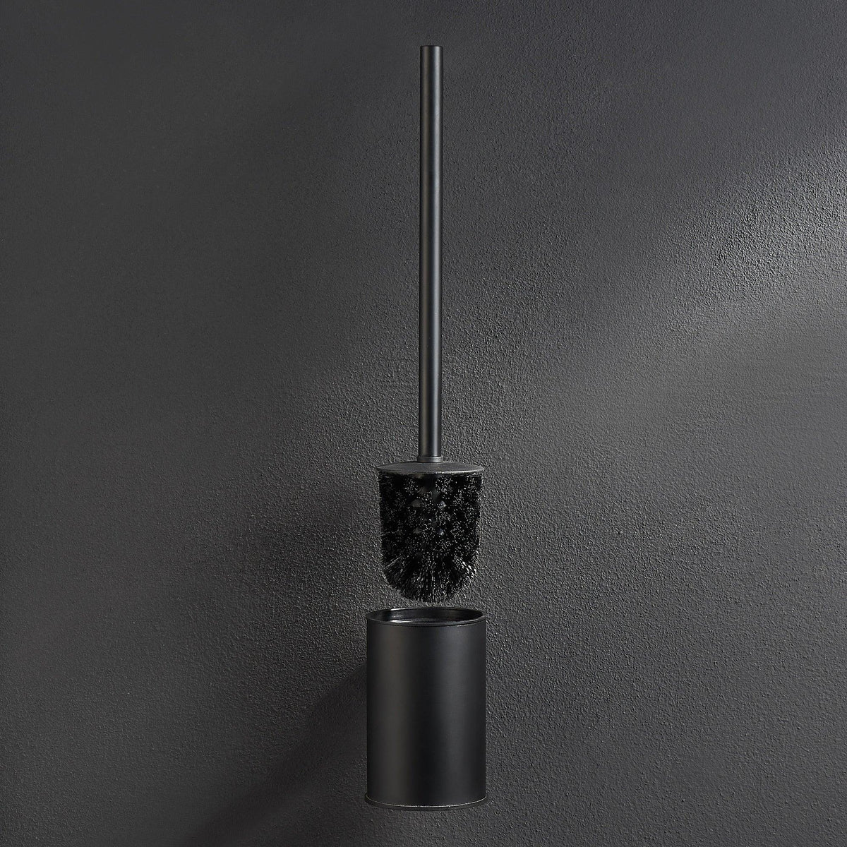Stainless Steel Toilet Brush Holder Bathroom Cleaning Tool Holder With Toilet Brush Toilet Brush With Holder Bathroom Toilet Bowl Brush Set Non-Slip Handle Wall Mounted Floor Standing
