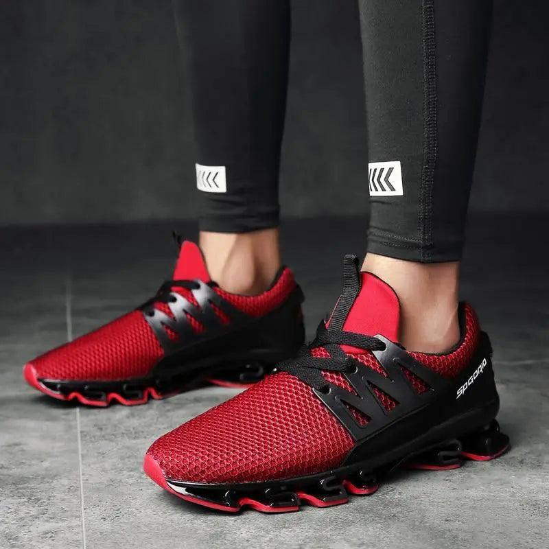 Stylish Black Mens Soft Casual Sneakers Breathable Comfort Sport Elegant Men Sneakers