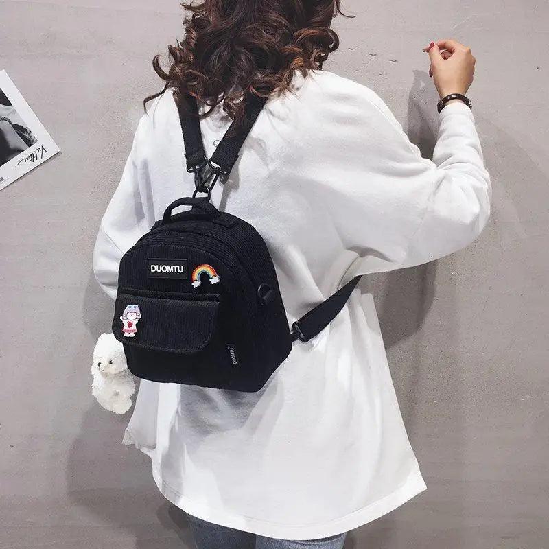 Super Cute Small Backpack Female Nice Shoulder Bags Multi-purpose Ladies Backpacks Travel Bag for Girls