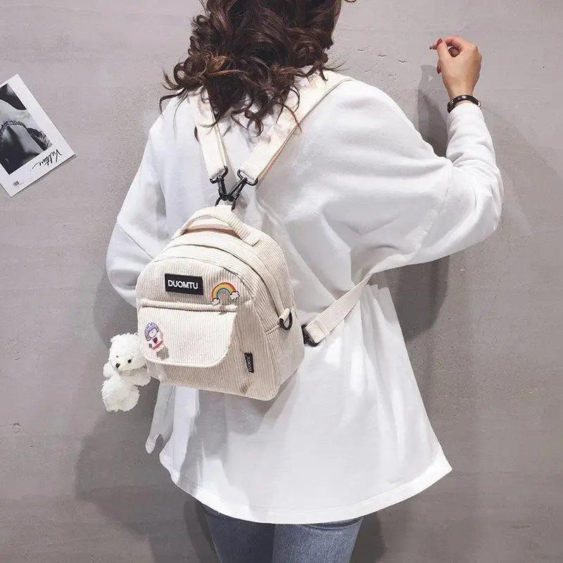 Super Cute Small Backpack Female Nice Shoulder Bags Multi-purpose Ladies Backpacks Travel Bag for Girls
