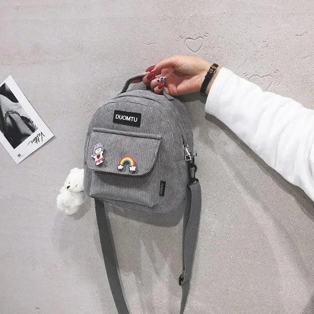 Super Cute Small Backpack Female Nice Shoulder Bags Multi-purpose Ladies Backpacks Travel Bag for Girls