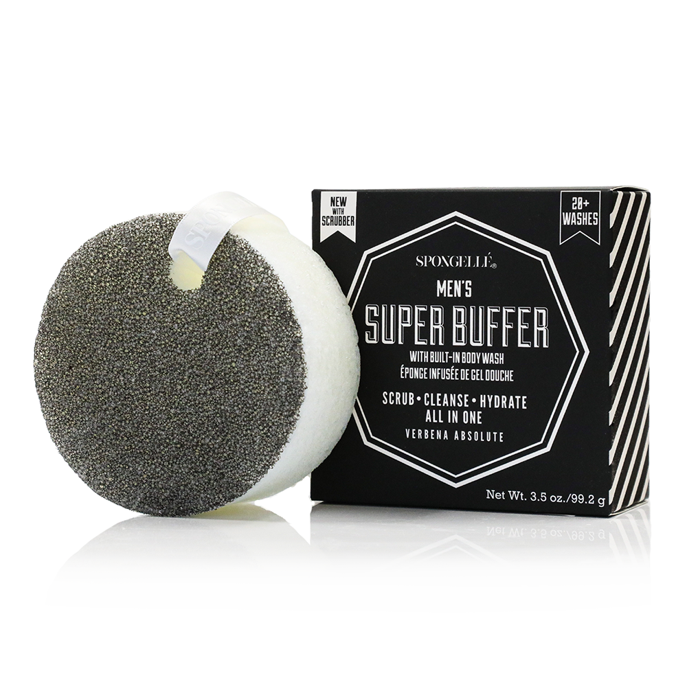 Spongellé Men's Super Body Buffer — Verbena Absolute