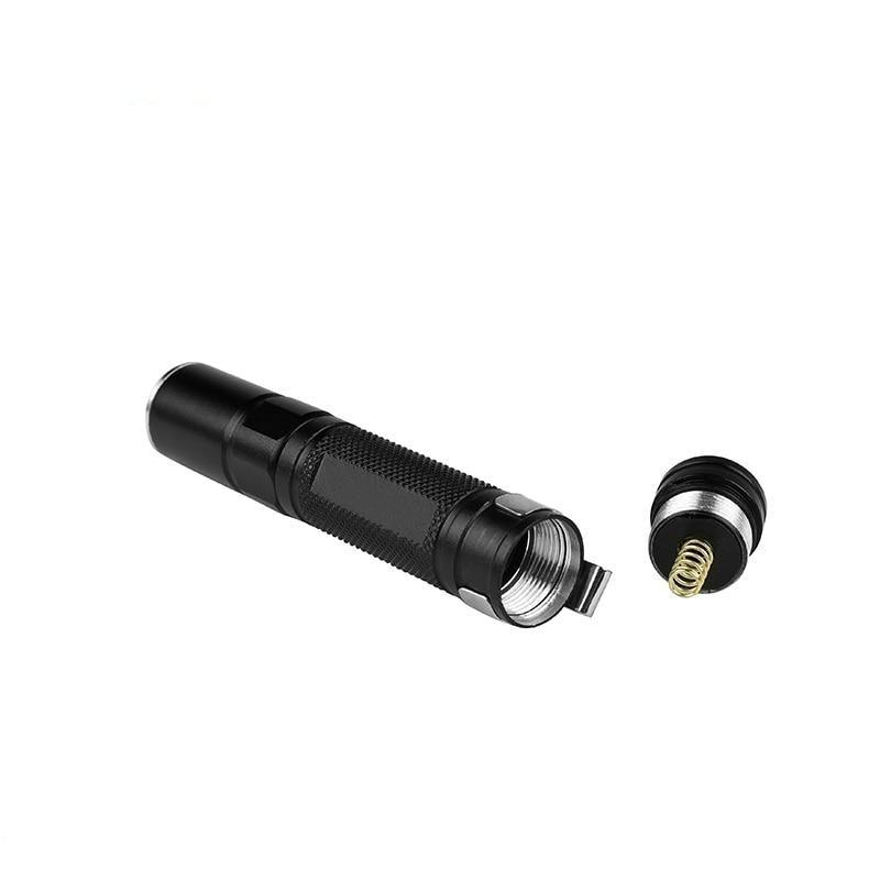 Tactical Adjustable Flashlight Super Bright LED Mini Flashlights With Belt Clip Waterproof Zoomable Mini Brightest Best Flashlights Portable Torch Powerful For  Hiking Camping