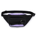 Vintage Lightweight Unisex Fanny Pack 3 Zippers Waist Packs Canvas Adjustable Party Fanny Pack