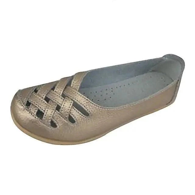 Women's Genuine Leather Flats Sandals Elegant Comfortable Soft Non Slip Design For Women