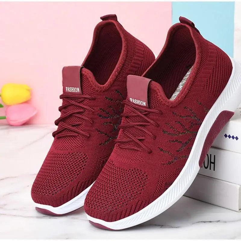 Women's Mesh Breathable Sneakers Casual Spring Elegant Soft Luxury Style Women Sneakers