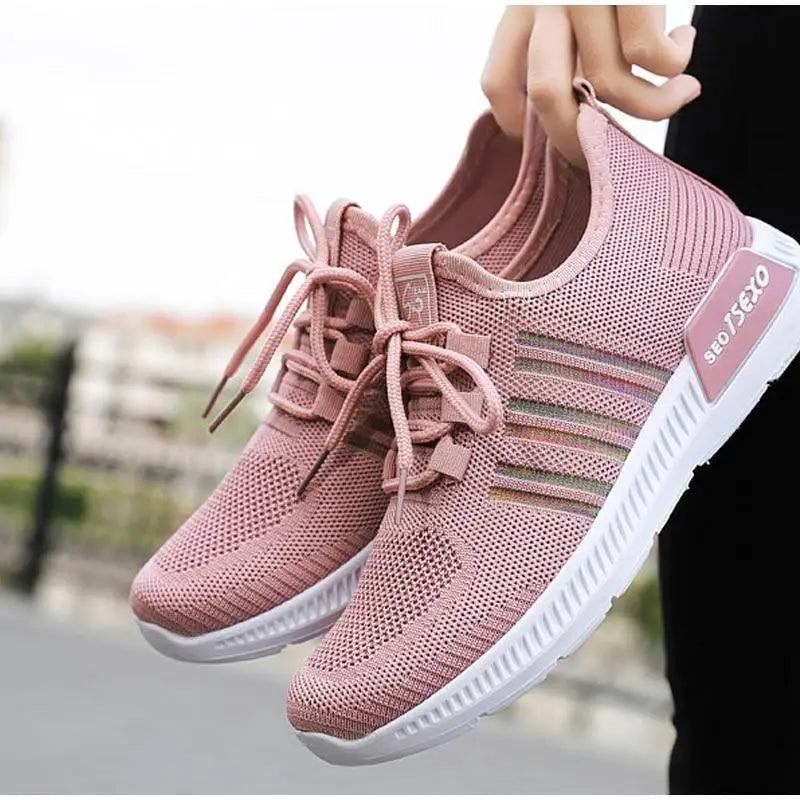 Women's Mesh Breathable Sneakers Casual Spring Elegant Soft Luxury Style Women Sneakers