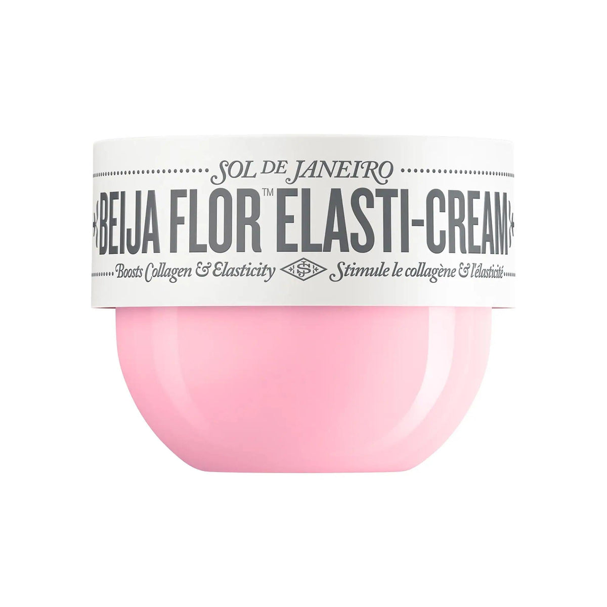 Sol de Janeiro Mini Beija Flor™ Vegan Collagen Body Cream: Plumping Bio-Retinol & Squalane for Hydrated, Elastic, Anti-Aging Skin with Brazilian Jasmine Scent
